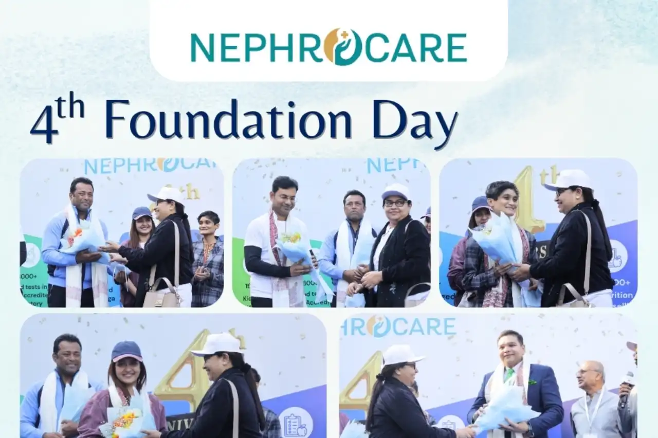 Nephrocare proudly celebrated its 4th Foundation Day with a meaningful Walkathon