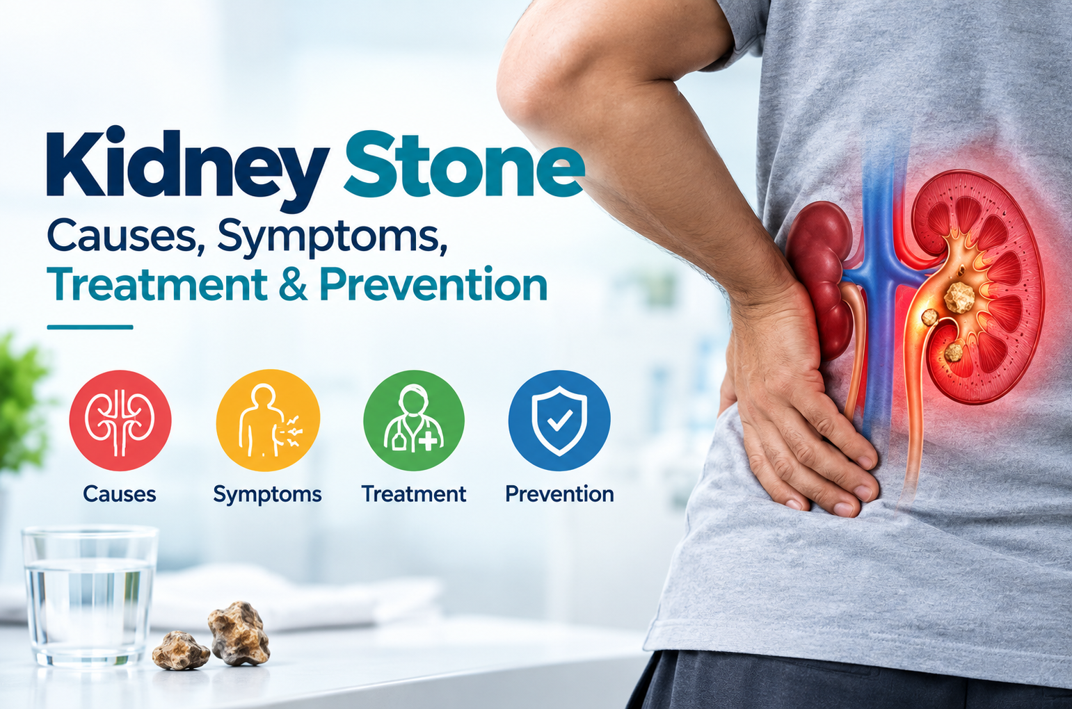 Kidney Stone - Causes, Symptoms, Treatment & Prevention