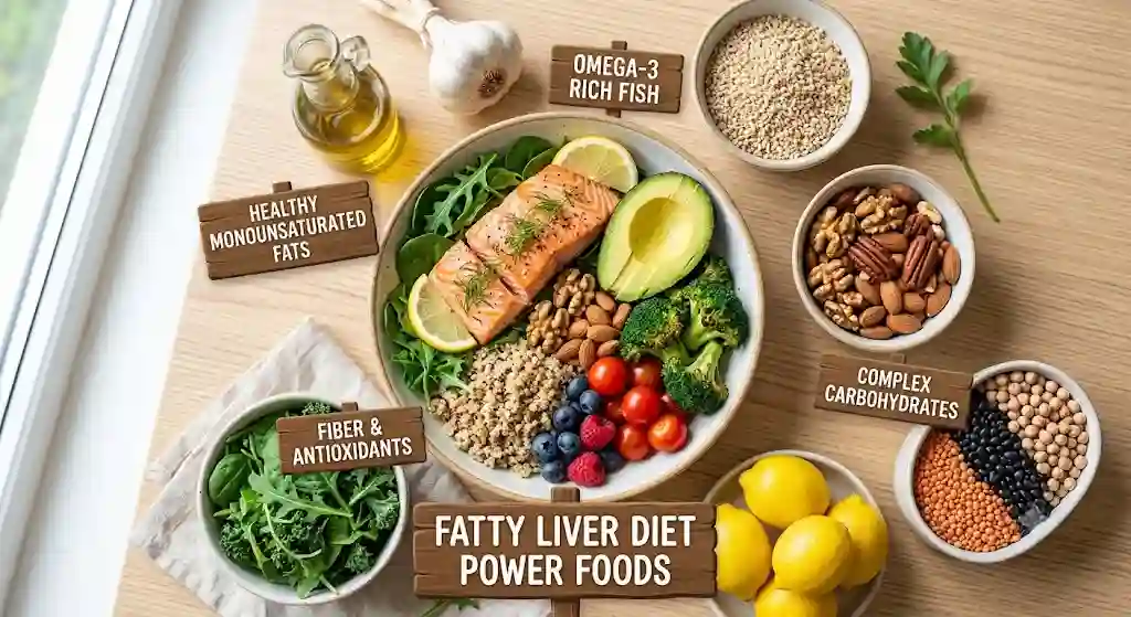 Food for Fatty Liver - The Complete Science-Backed Diet Guide to Heal Your Liver Naturally